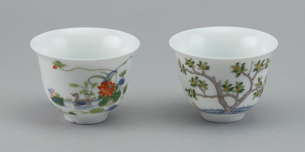 PAIR OF CHINESE POLYCHROME PORCELAIN 2f1ffd