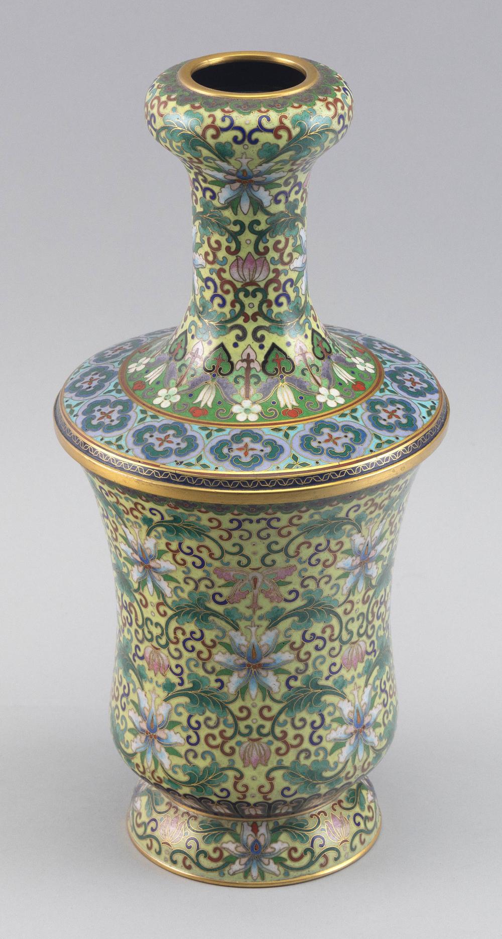 CHINESE CLOISONN ENAMEL VASE 2f207d