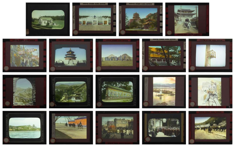 COLLECTION OF GLASS SLIDE NEGATIVES 2f20b2