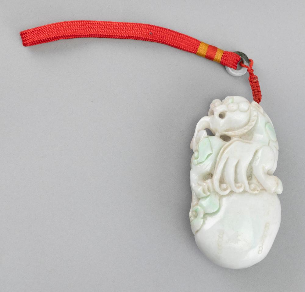 CHINESE LIGHT CELADON/WHITE JADE