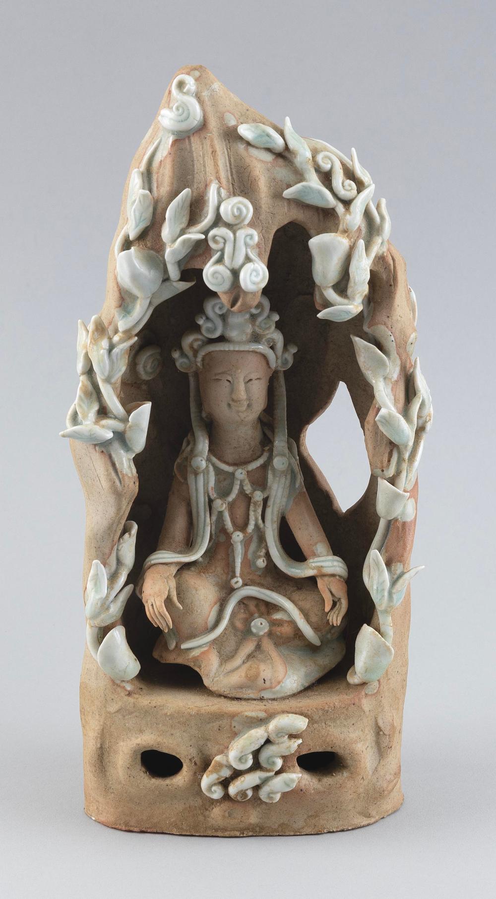 CHINESE CIZHOU POTTERY FIGURE 20TH