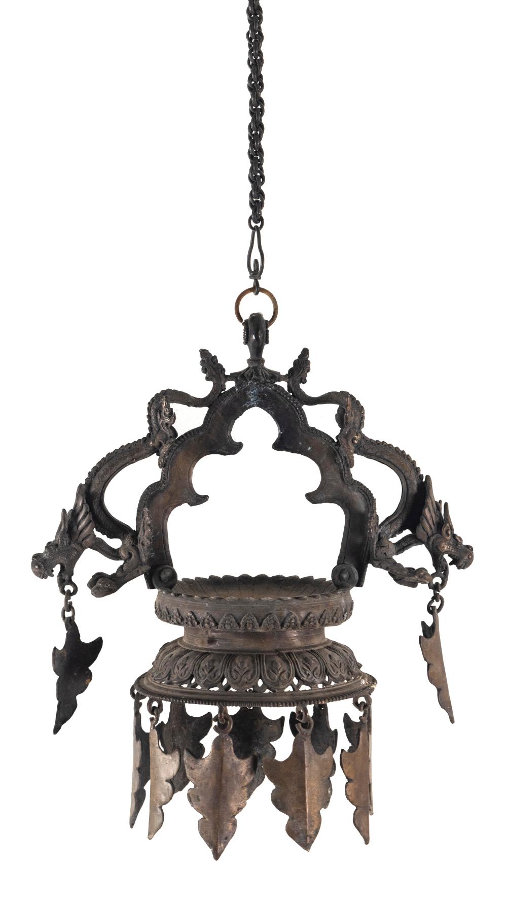 THOOKU VILAKKU BRONZE HANGING OIL