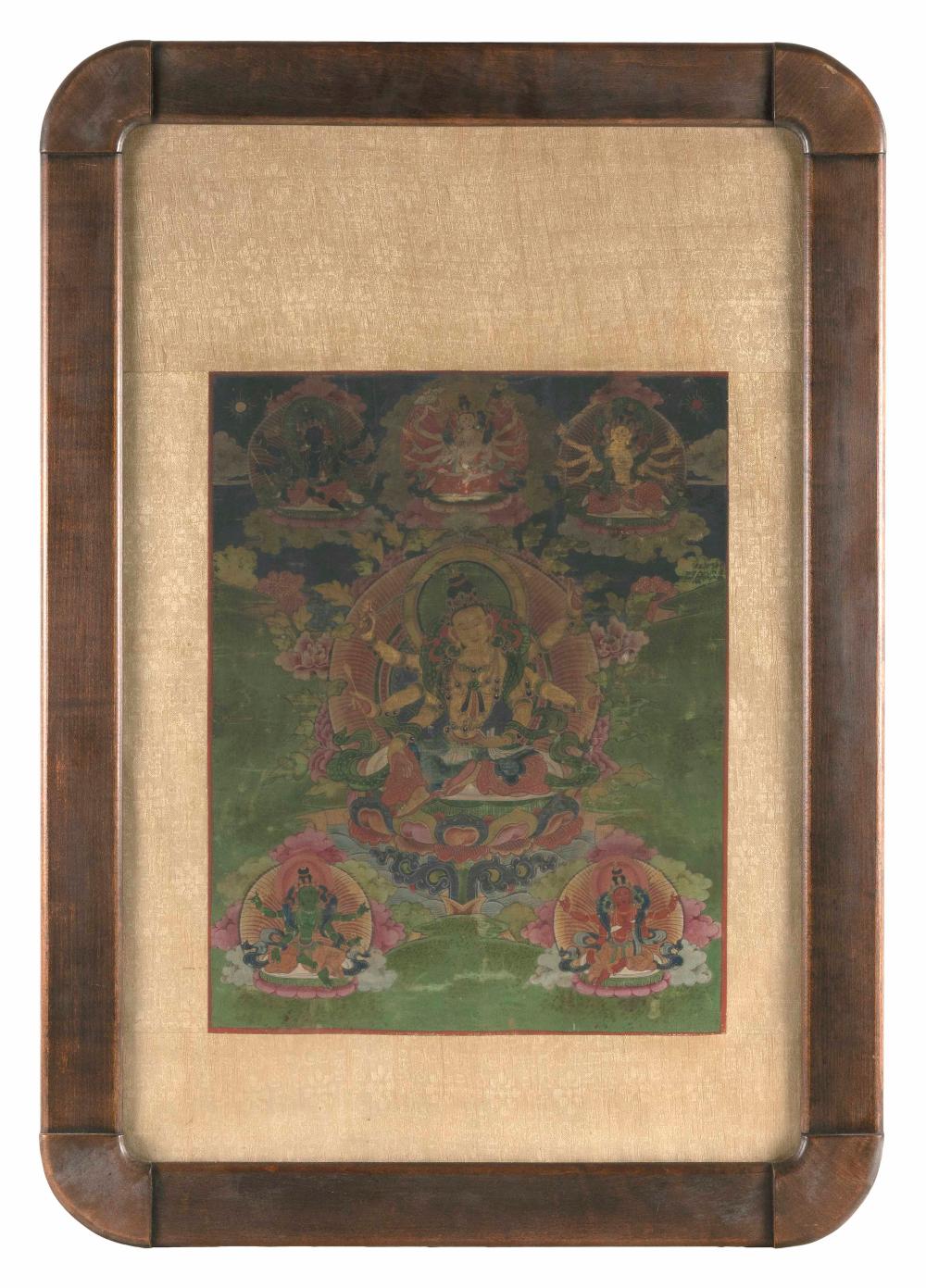 KOREAN THANGKA 19TH CENTURY ON 2f2104