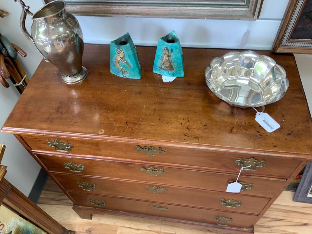 CHIPPENDALE BUREAU LATE 18TH CENTURY