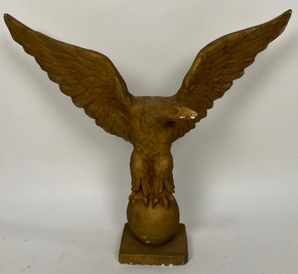 GOLD PAINTED EAGLE 20TH CENTURY