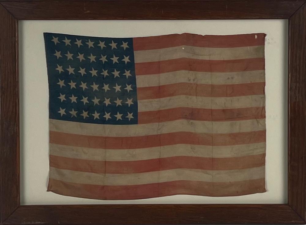 FORTY-TWO STAR AMERICAN FLAG CIRCA 1889