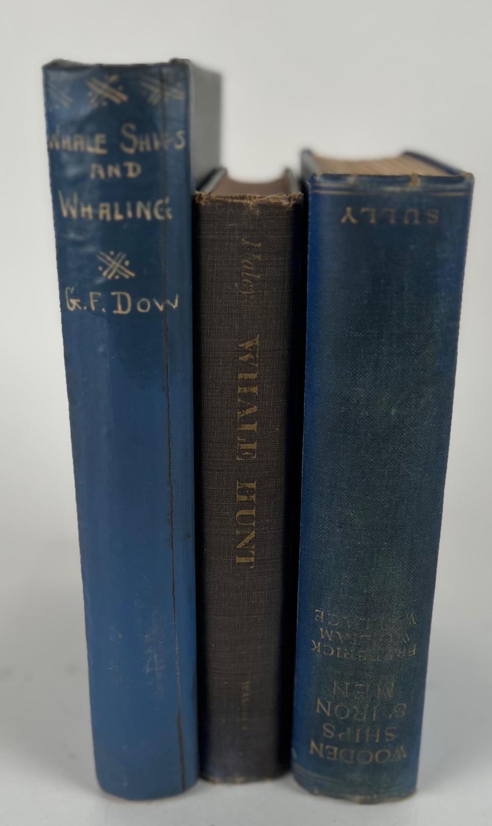 THREE BOOKS ON WHALING 20TH CENTURYTHREE
