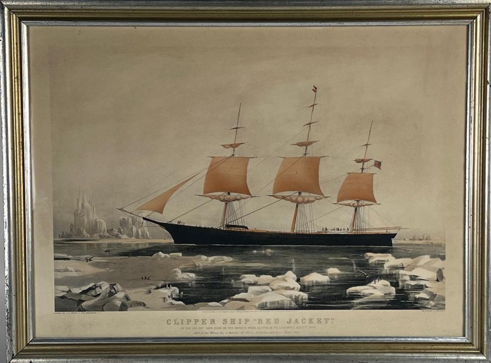 PRINT “CLIPPER SHIP RED JACKET”