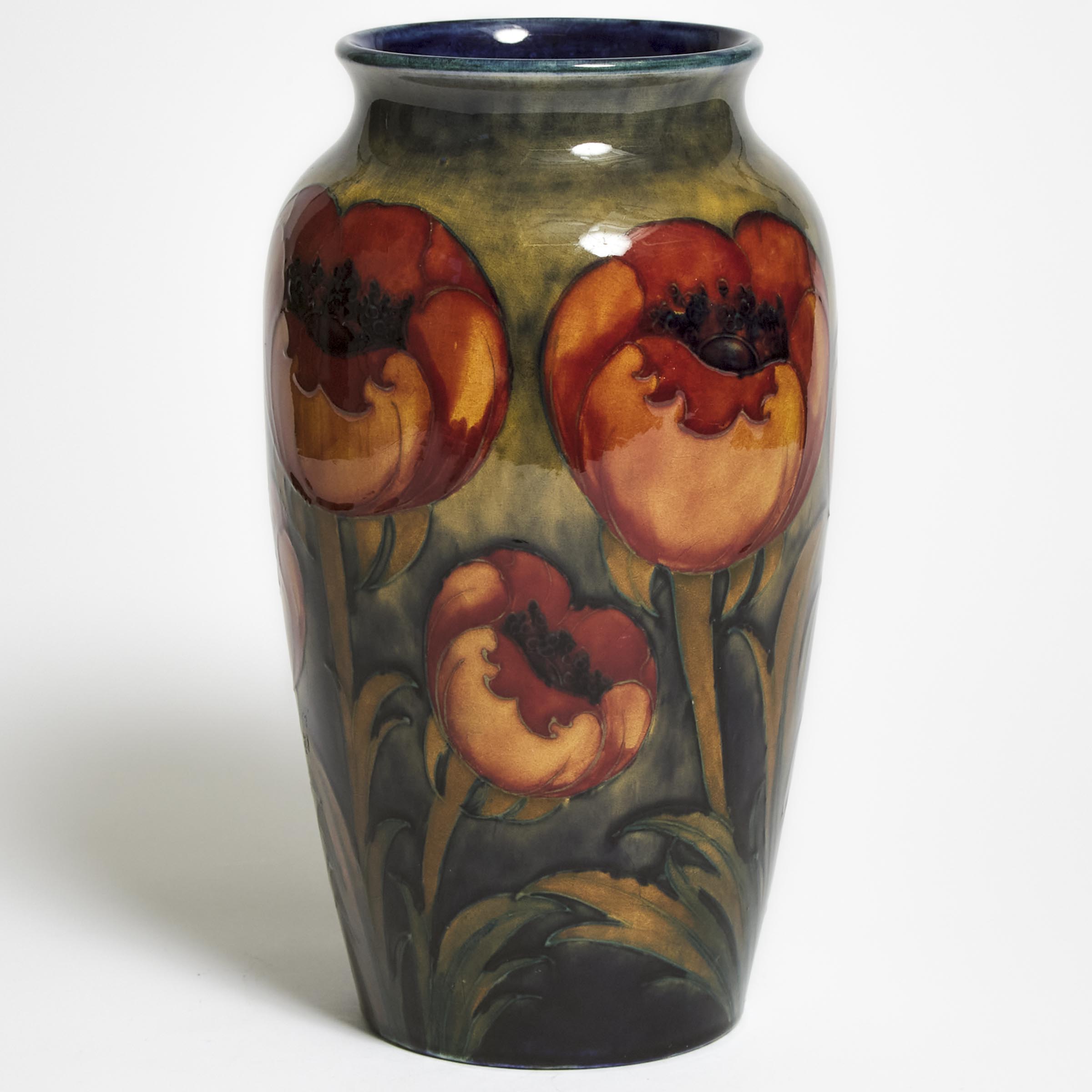 Moorcroft Poppy Vase c 1920  2f21e8