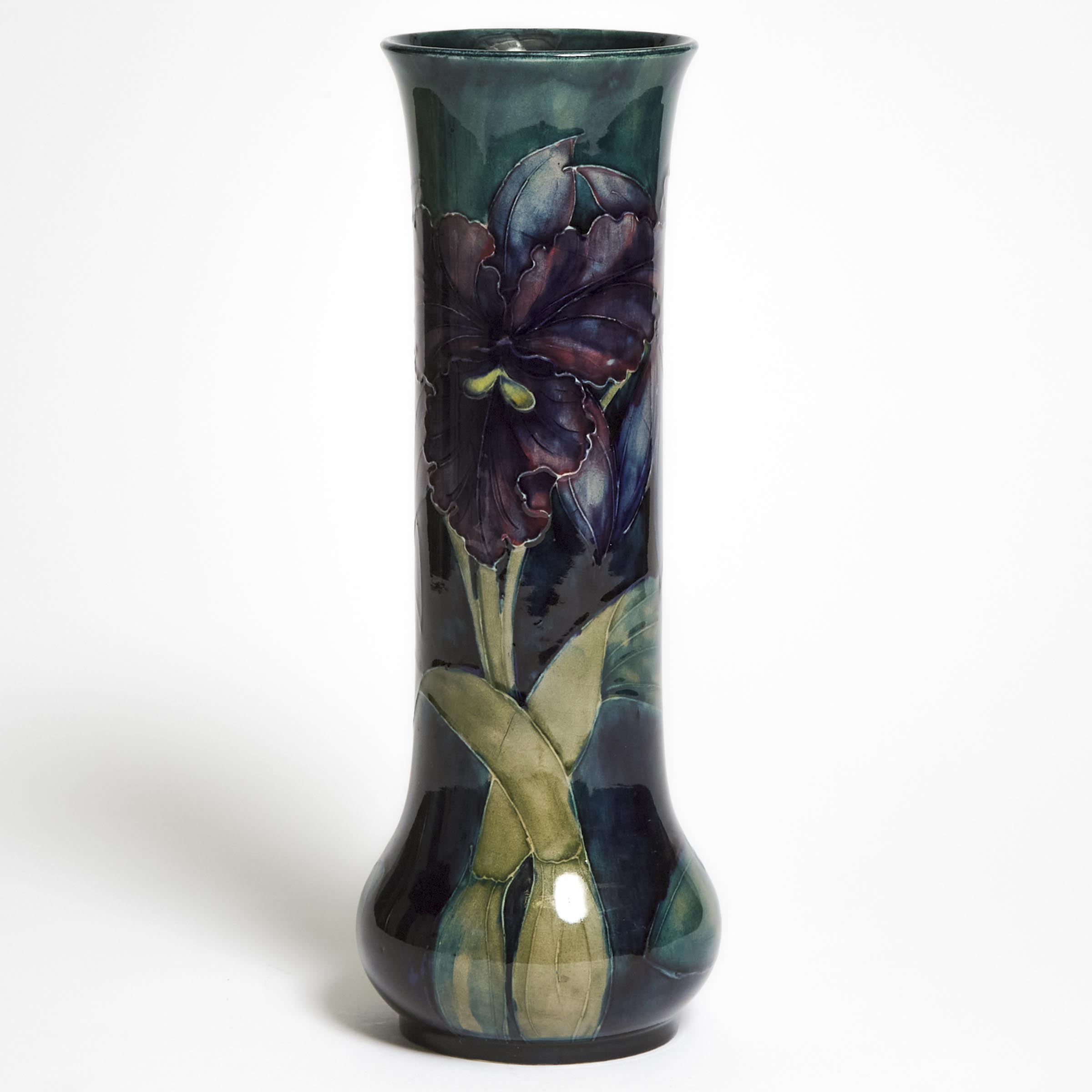 Moorcroft Orchids Vase c 1918 2f2219