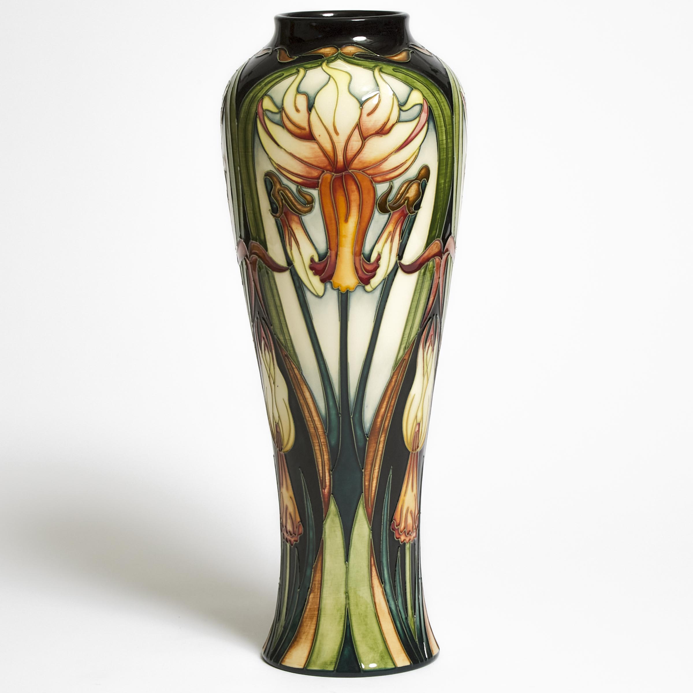 Moorcroft March Gold Vase, Rachel