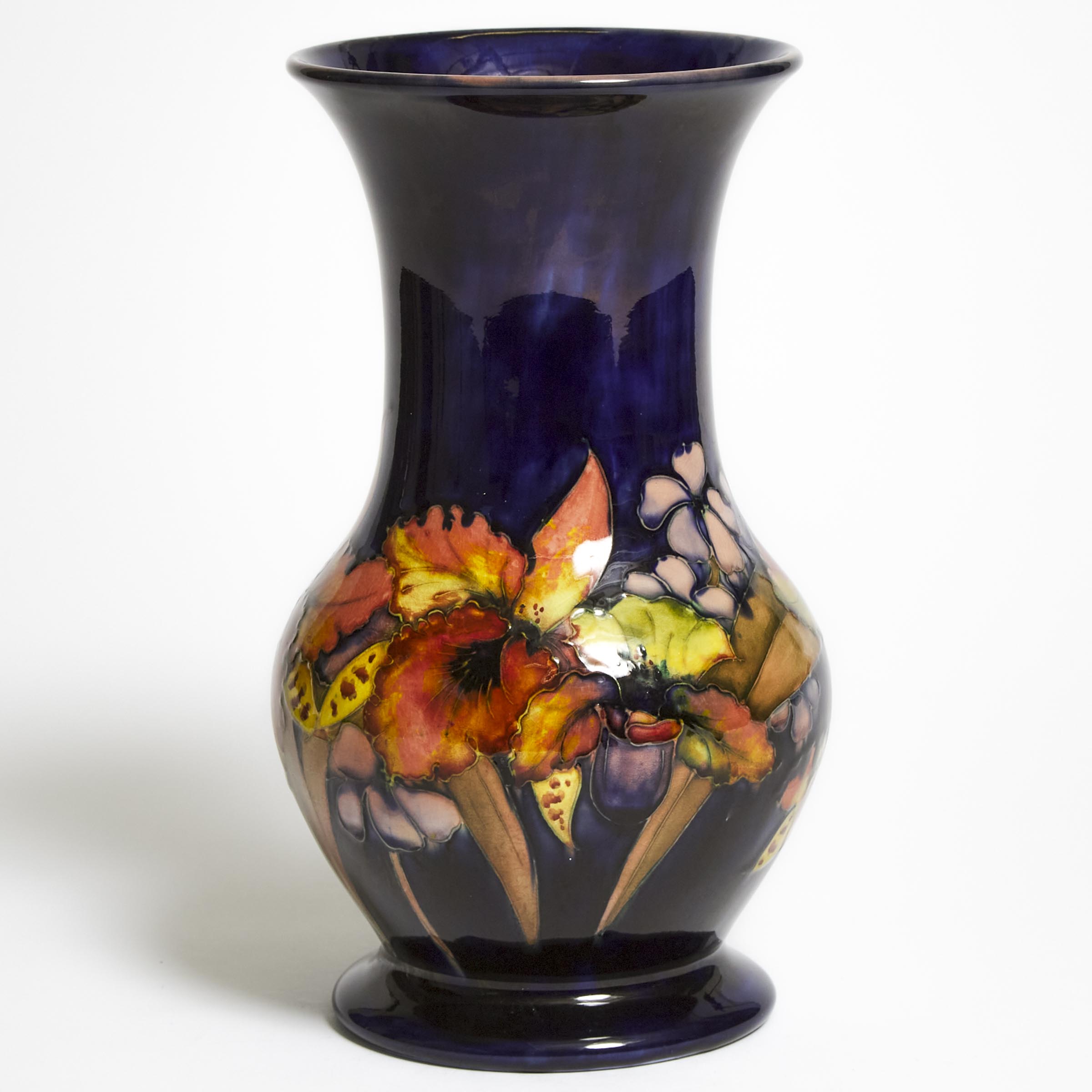 Moorcroft Flamb Orchids Vase  2f224e