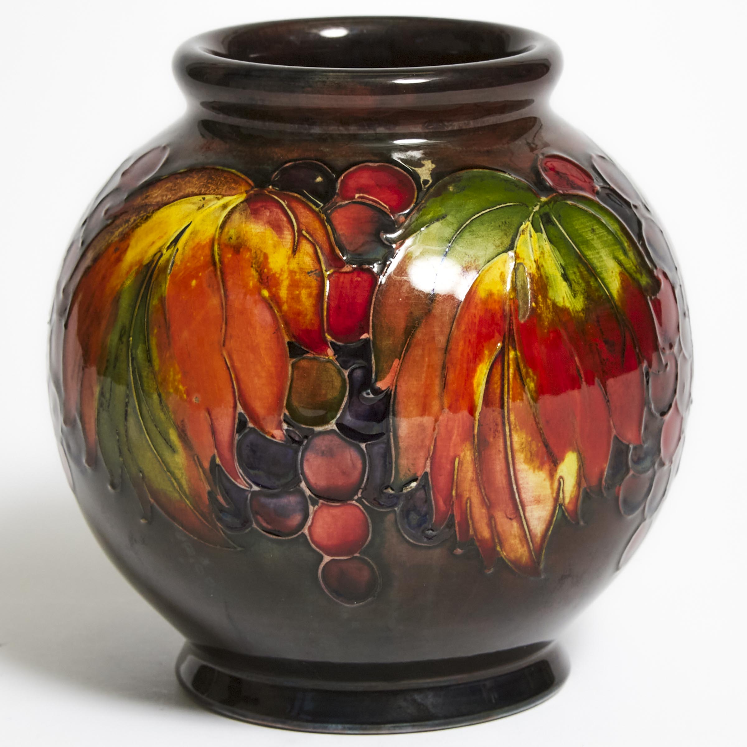 Moorcroft Flambé Grape and Leaf