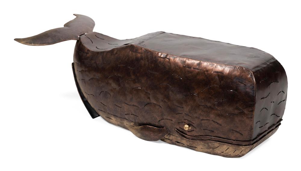 CONTEMPORARY METAL SPERM WHALE 2f2271