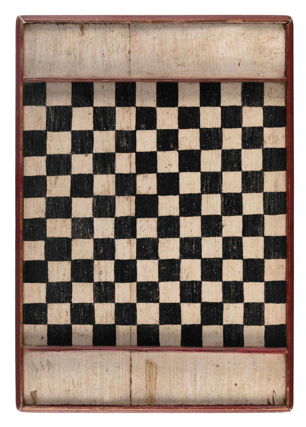 PAINTED GAME BOARD 19TH CENTURY 2f2329