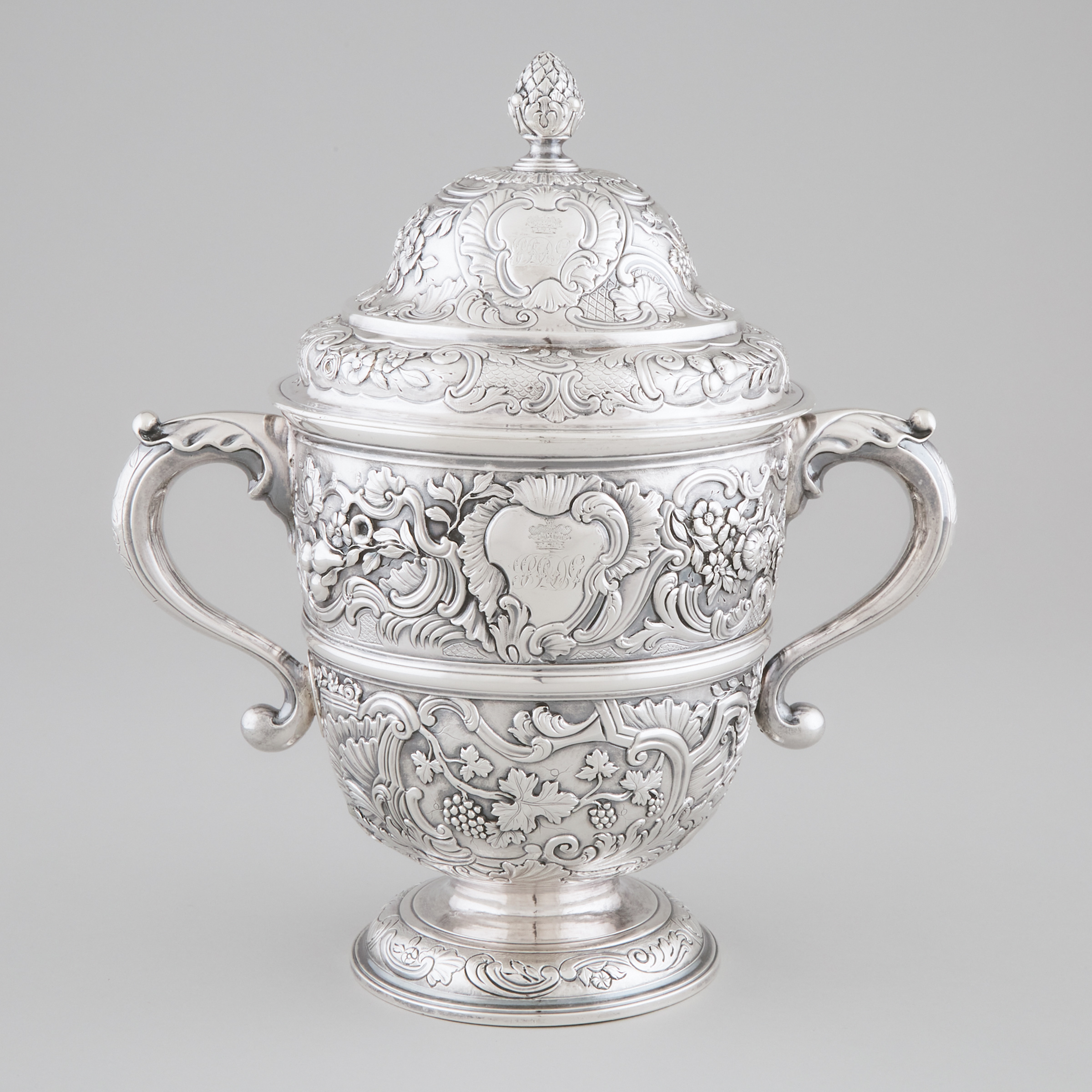 George II Irish Silver Two-Handled