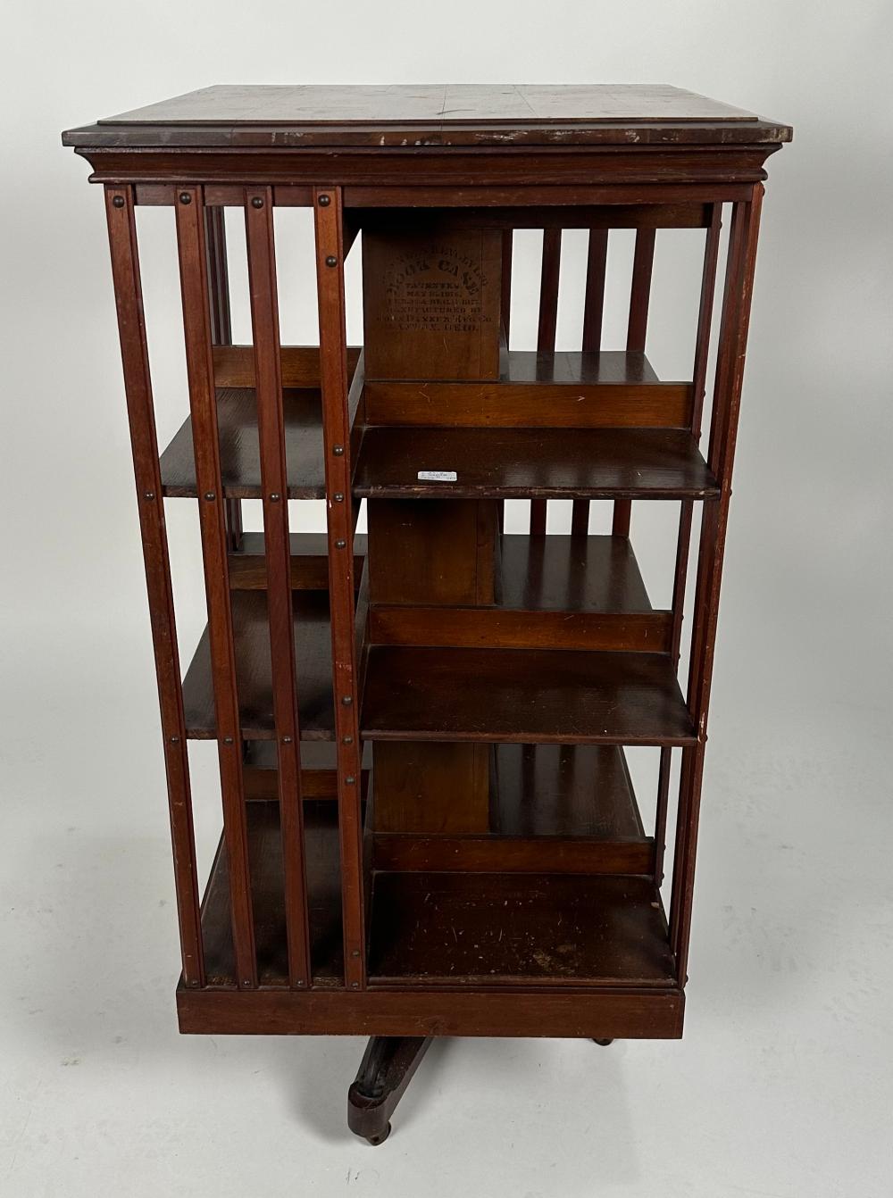 DANNERS REVOLVING BOOKCASE EARLY 2f23e1