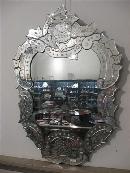 Venetian glass mirror 20th century 4b6ca