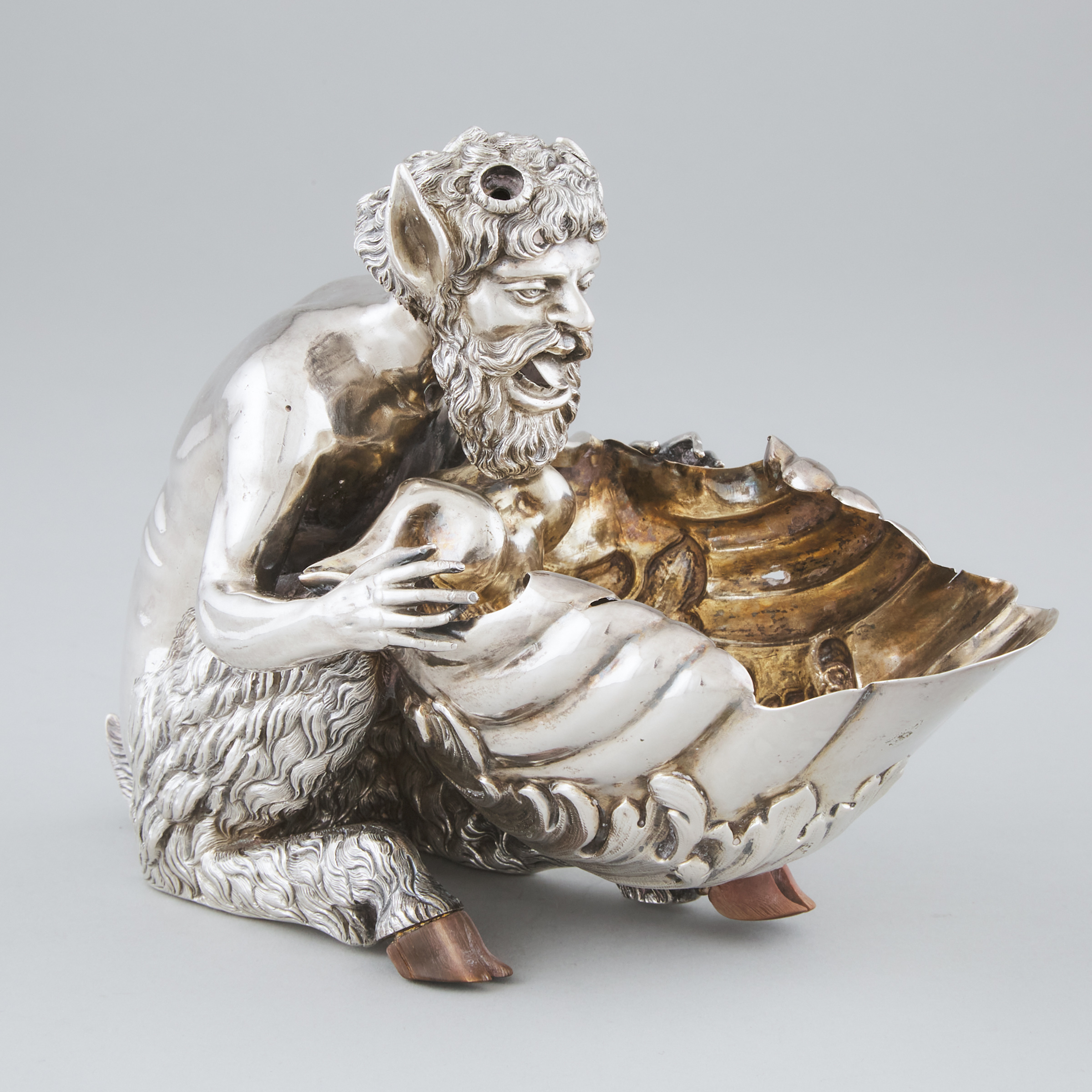 Continental Silver Faun and Shell