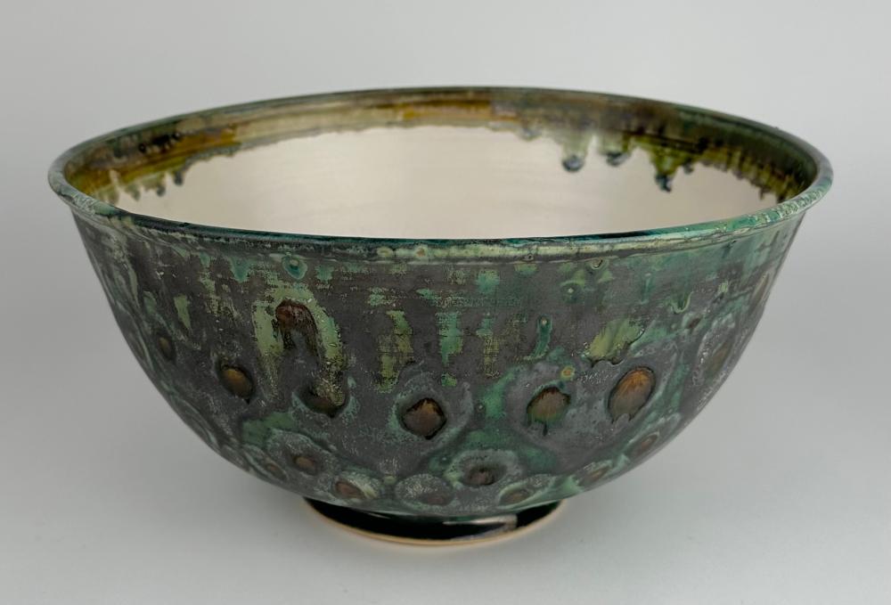 CONTEMPORARY ART POTTERY BOWL HEIGHT 2f23f6