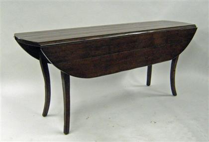 Italian provincial walnut dining table