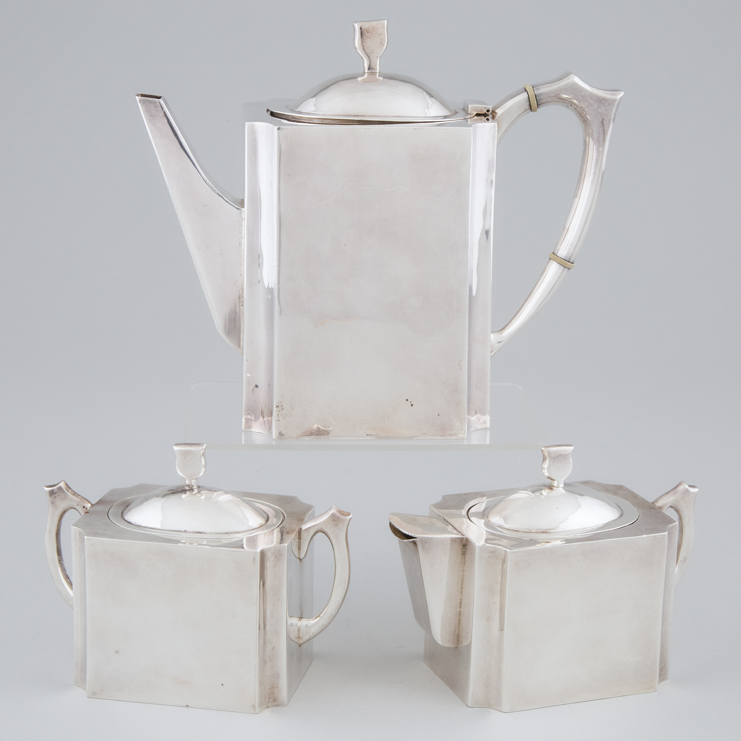 Mexican Silver Coffee Service, 20th