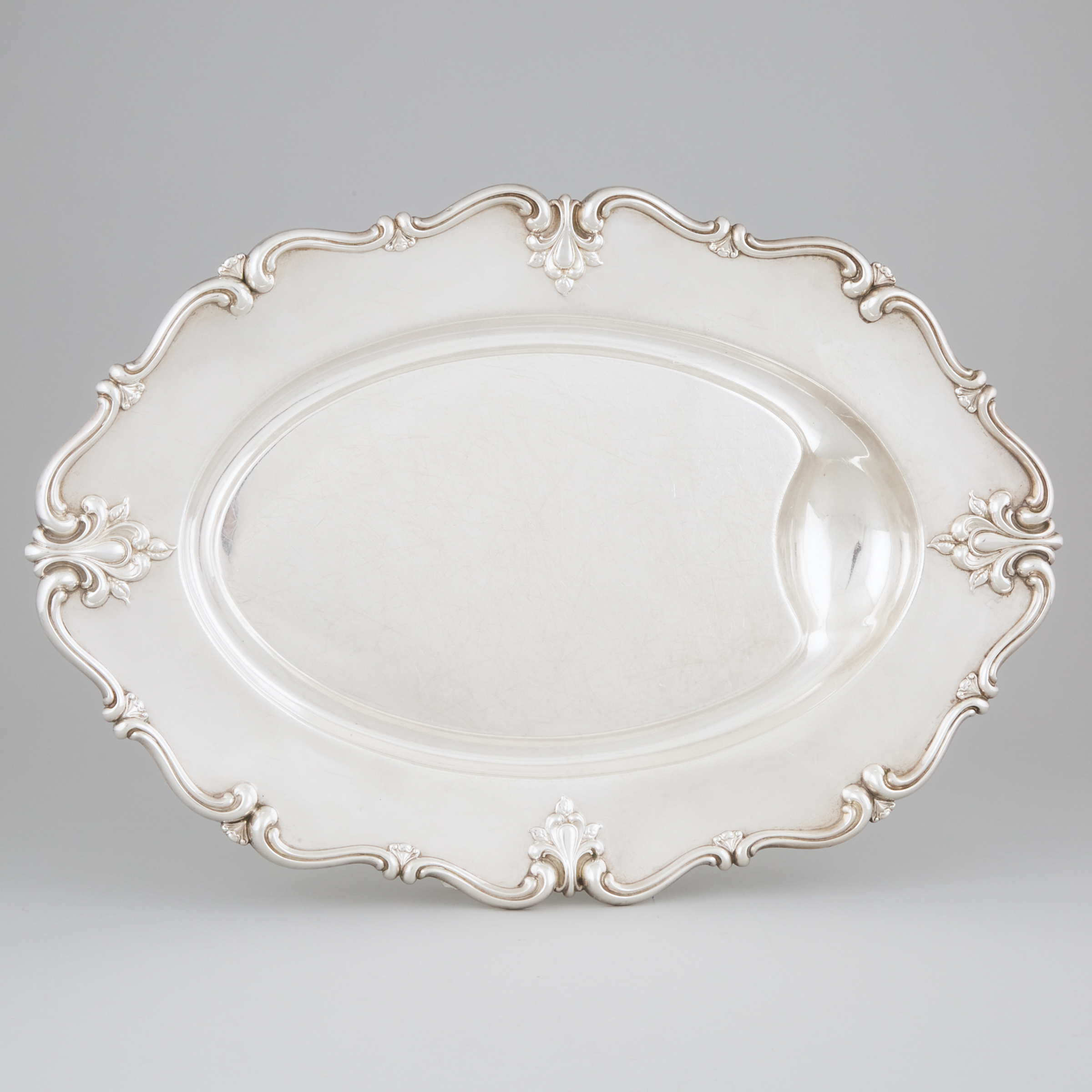 American Silver Oval Meat Platter,