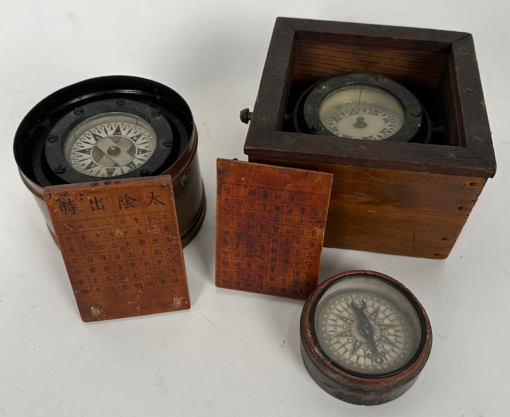 THREE COMPASSES AND A CHINESE SUNDIAL 2f2468