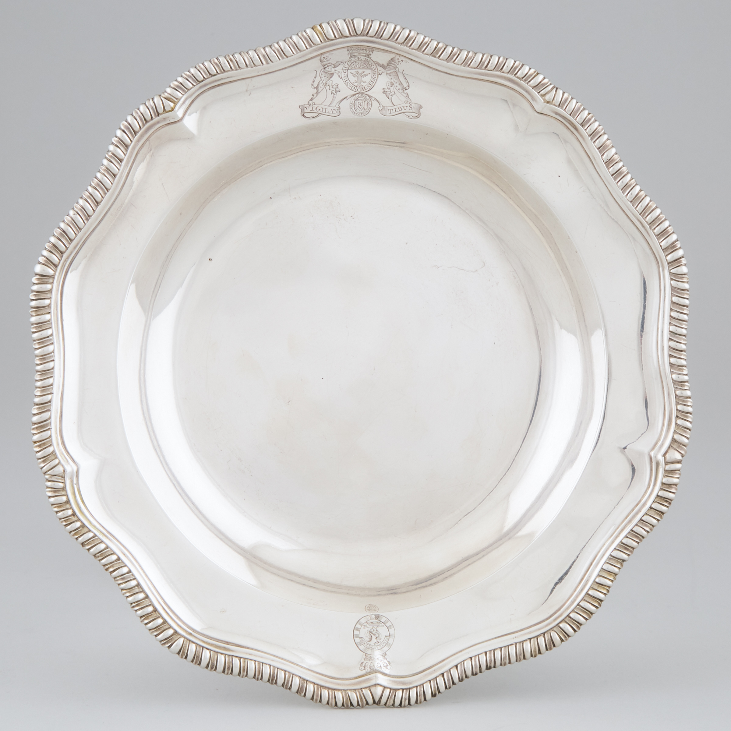 George III Irish Silver Soup Plate  2f2474