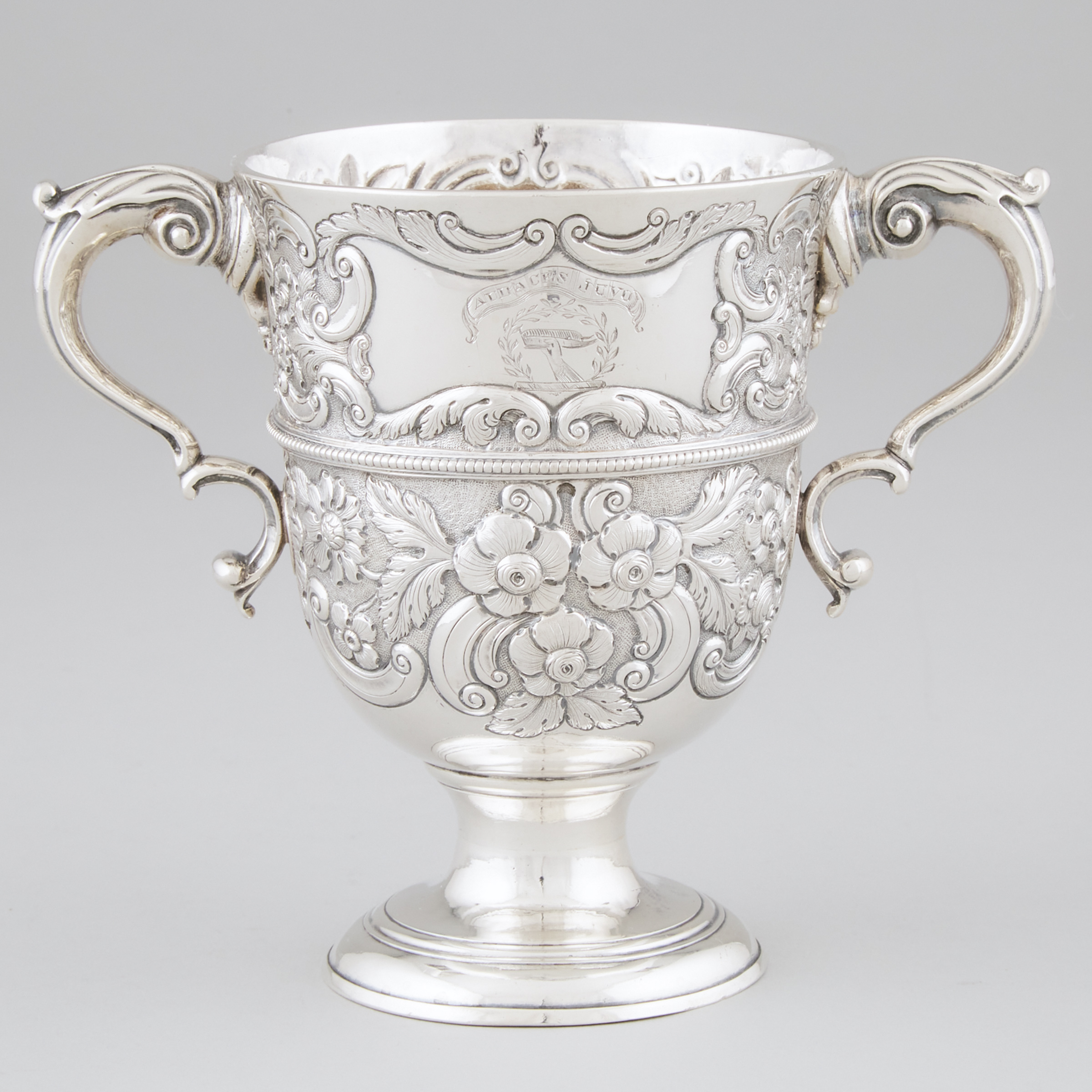 George II Irish Silver Two-Handled