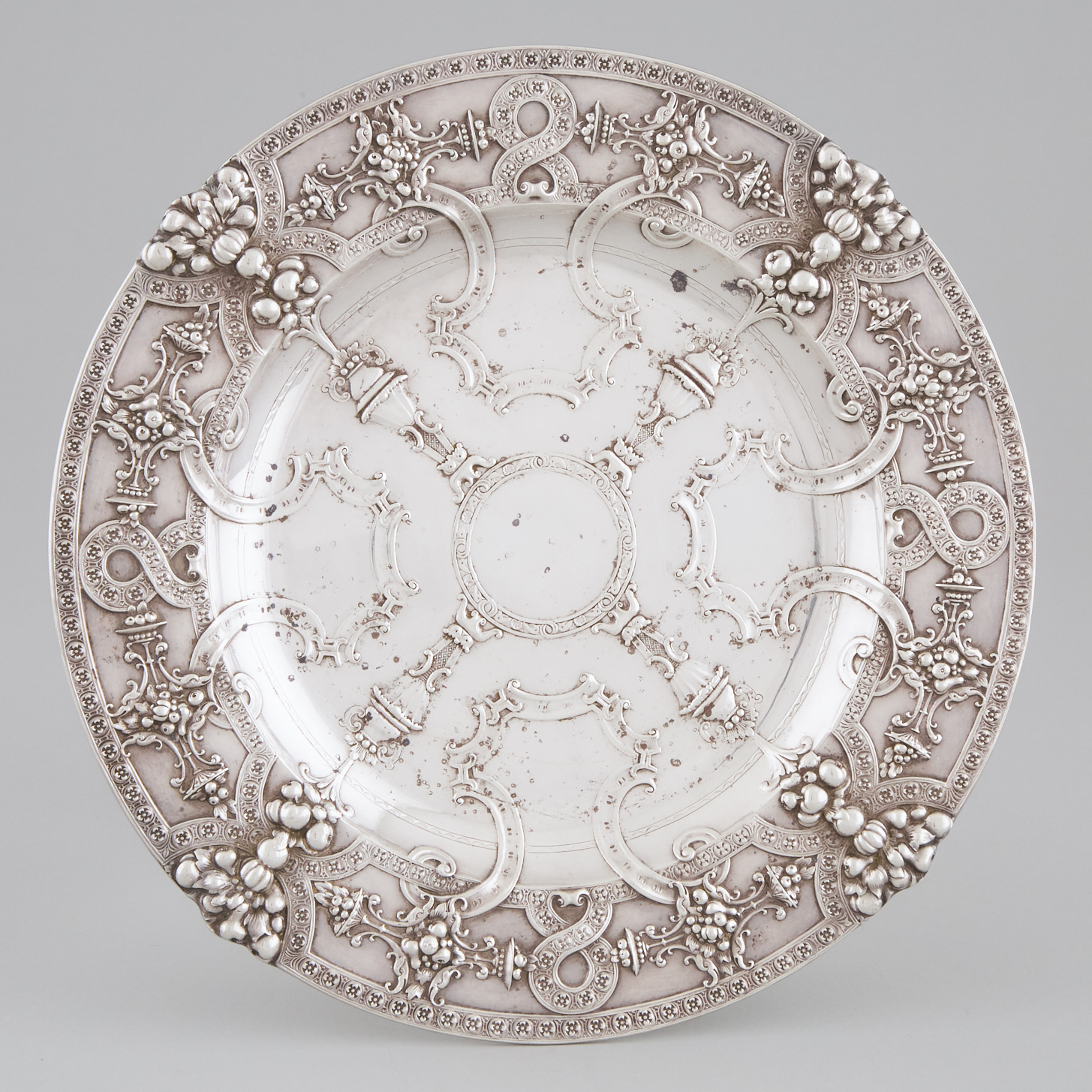 American Silver 'Renaissance' Plate,