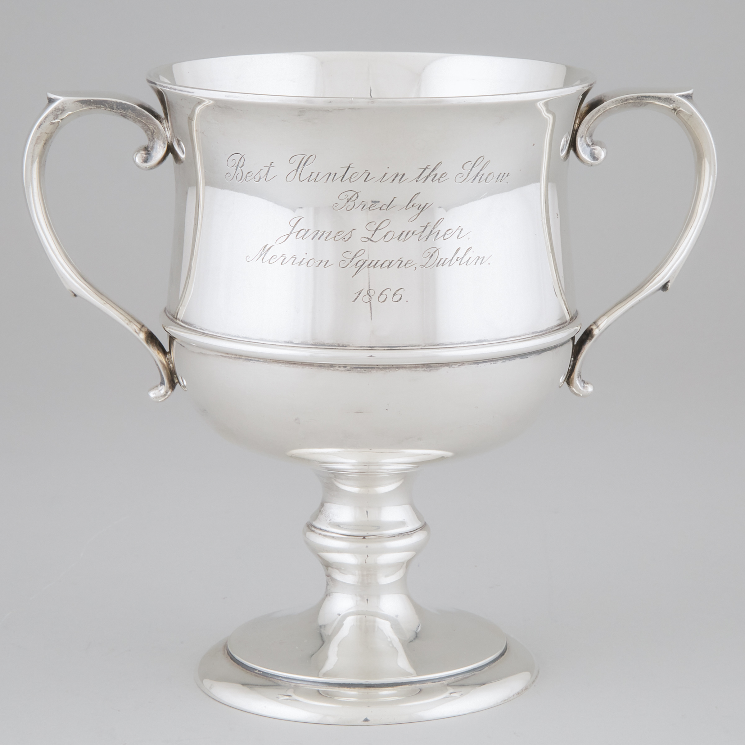 Edwardian Silver Two Handled Cup  2f2486