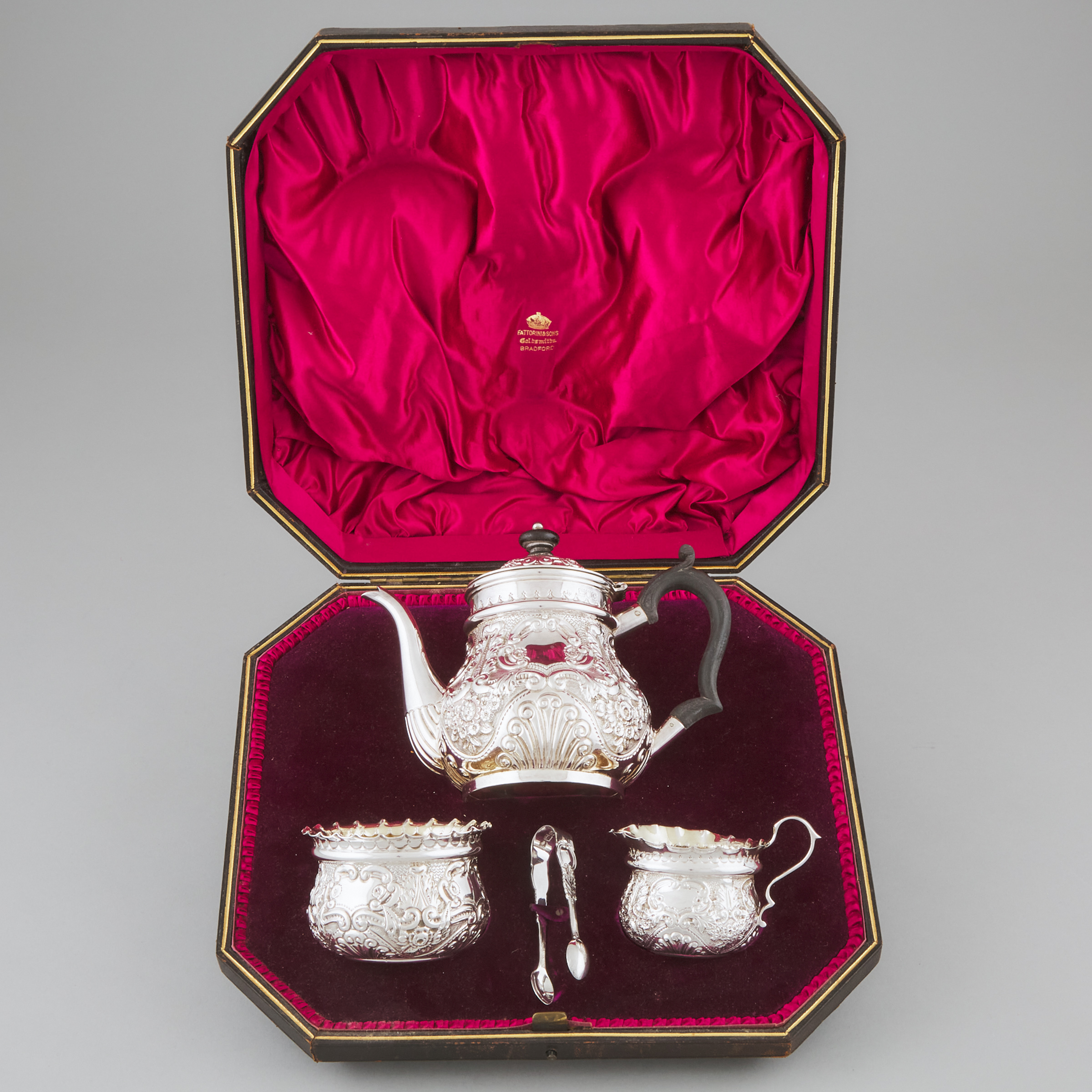 Late Victorian Silver Tea Service  2f2487