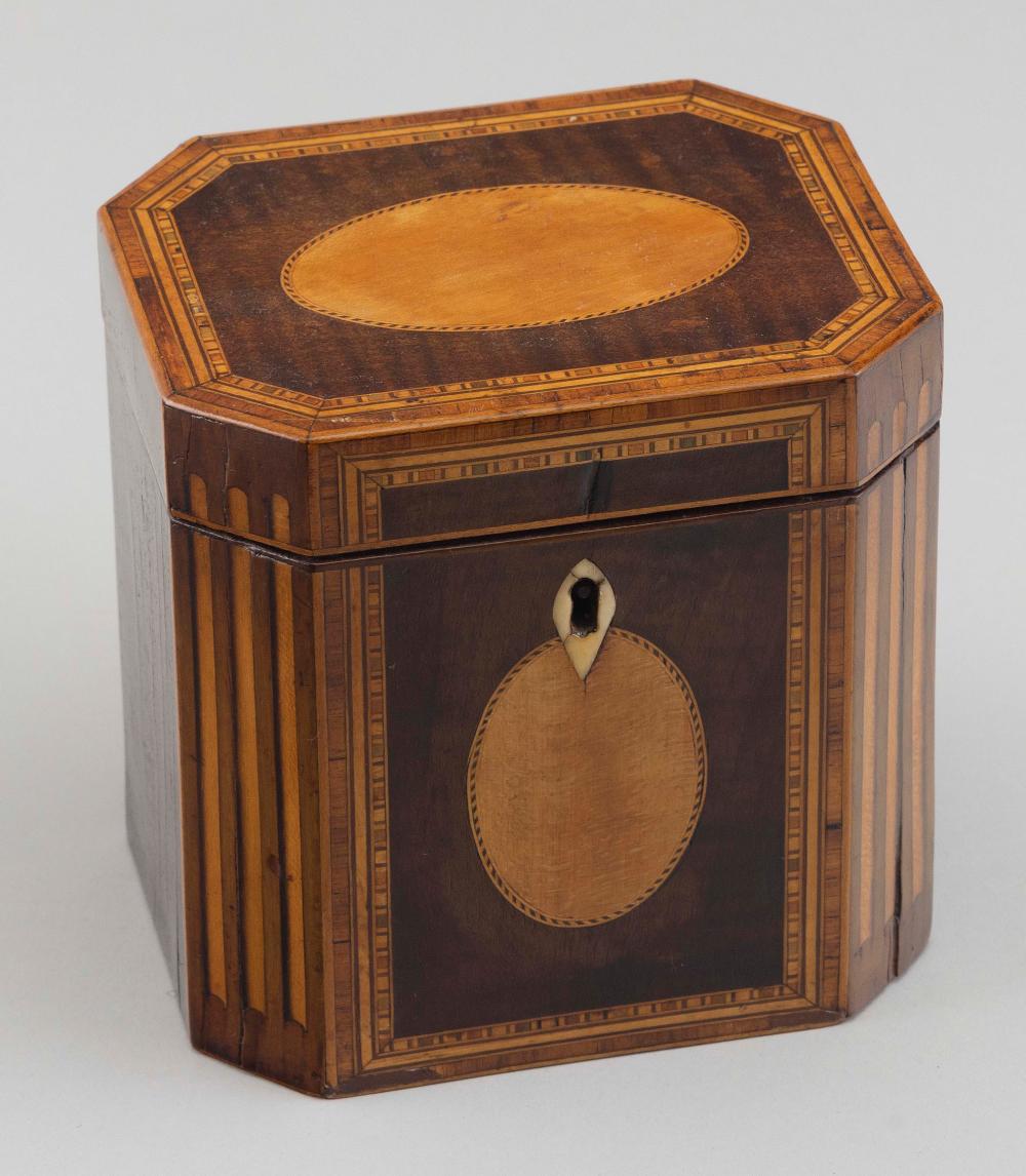 ENGLISH TEA CADDY 19TH CENTURY 2f24ef