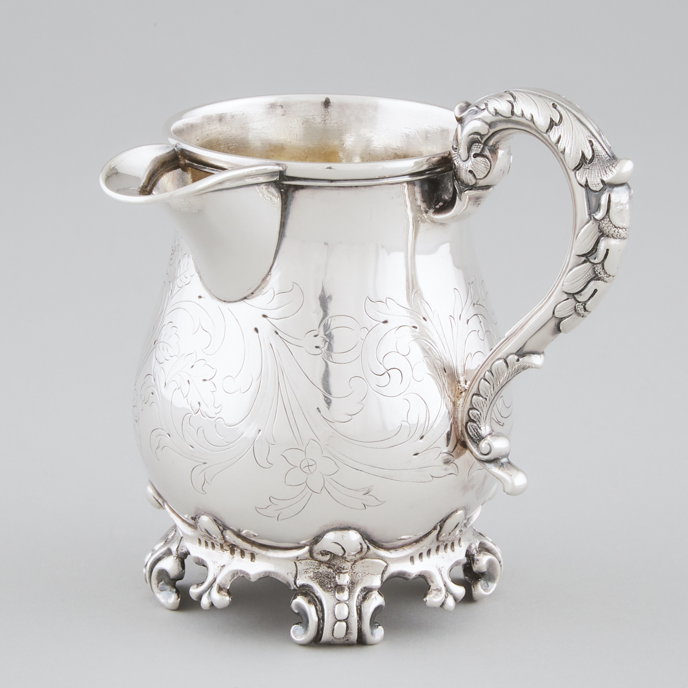 Indian Colonial Silver Cream Jug  2f24fd