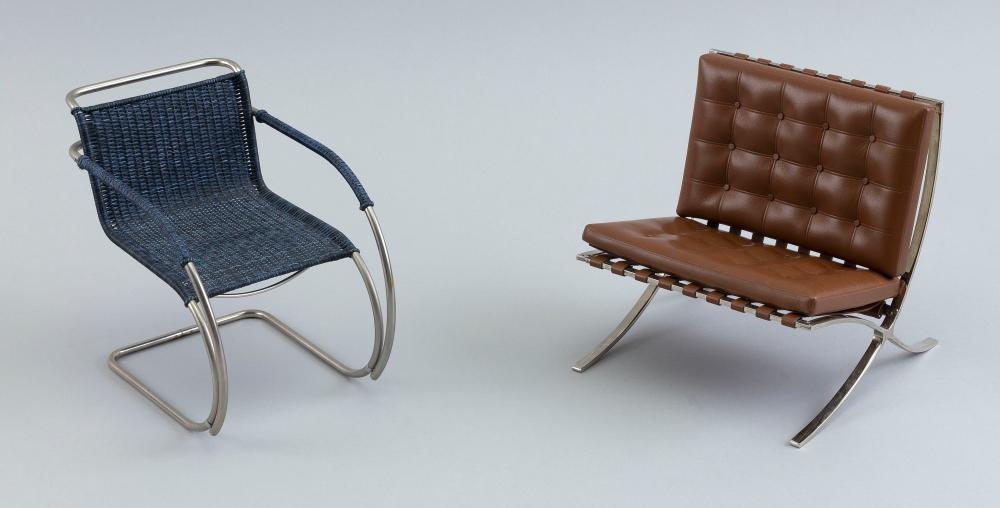 TWO VITRA DESIGN MUSEUM MINIATURE 2f2527