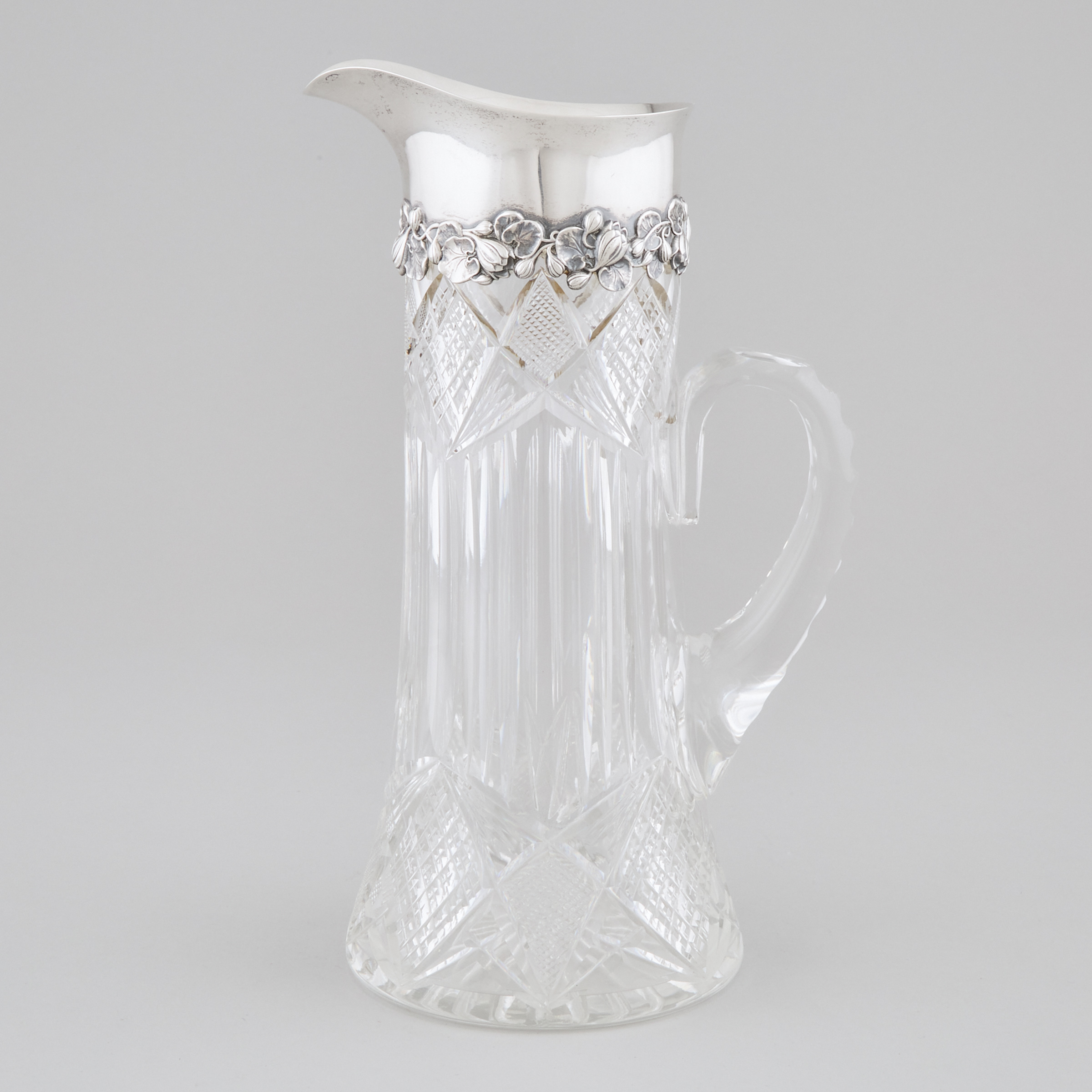 American Silver Mounted Cut Glass