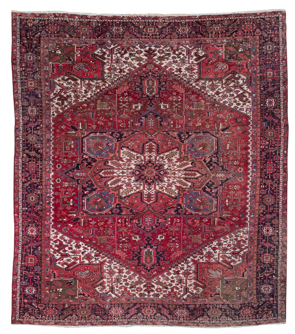 HERIZ RUG: 11'7" X 13'10" THIRD