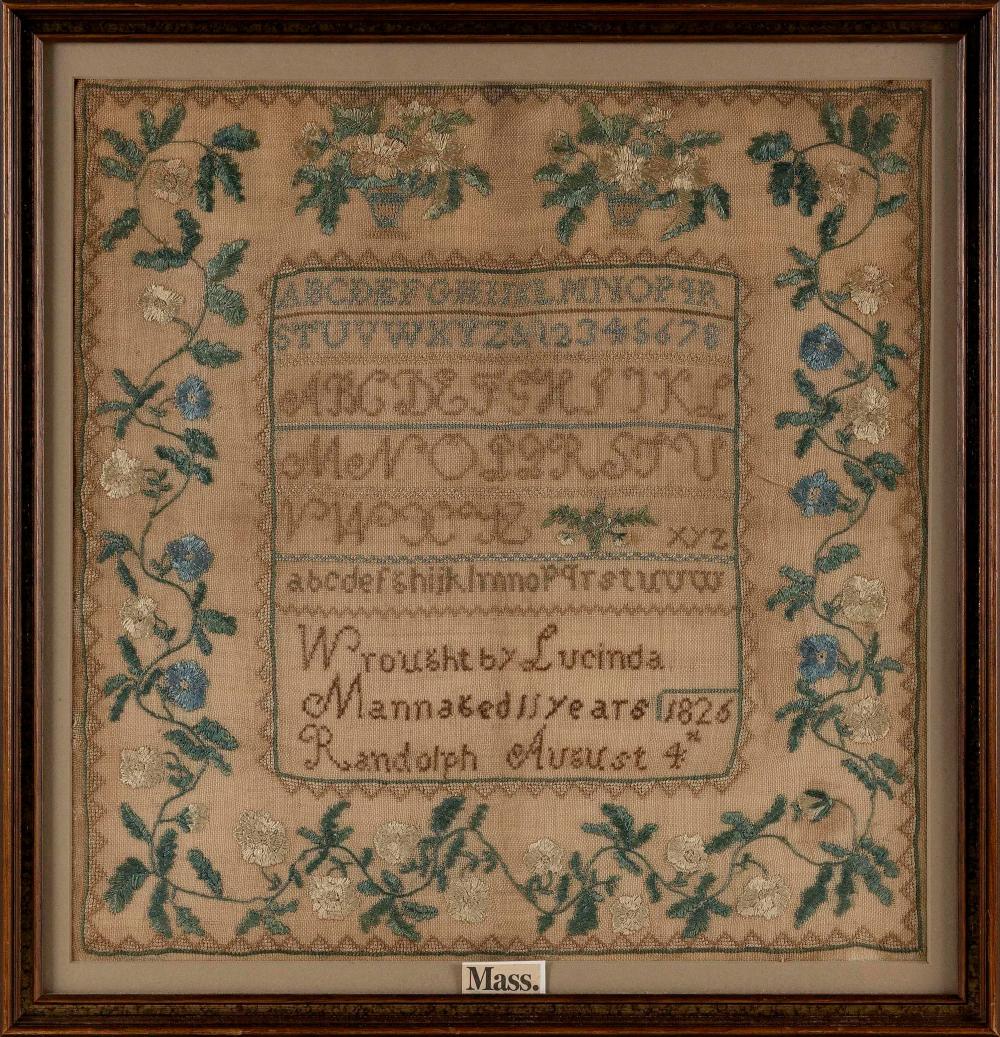 MASSACHUSETTS NEEDLEWORK SAMPLER 2f25d3