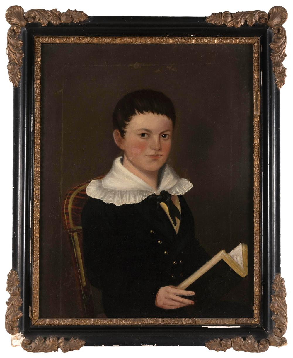 PORTRAIT OF A YOUNG BOY 19TH CENTURY