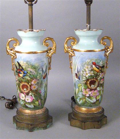 Pair of French porcelain vases 4b700