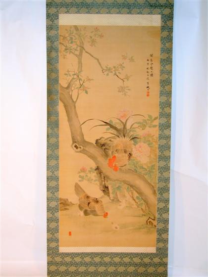 Large Japanese painting 19 20th 4b33d