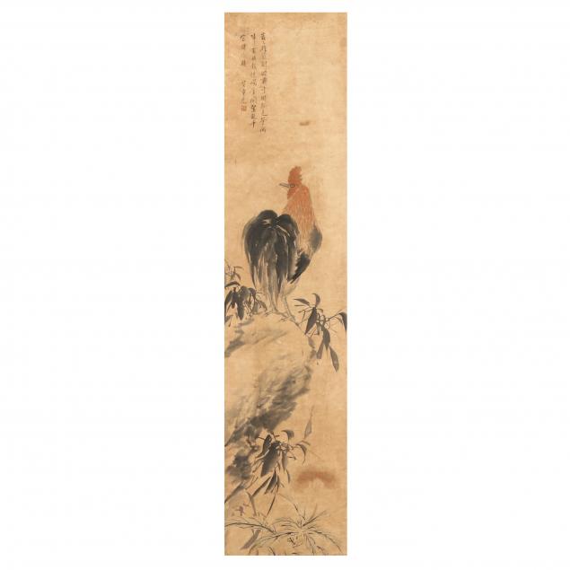 A CHINESE PAINTING OF A ROOSTER 2f0092