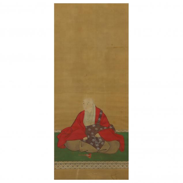 A JAPANESE PAINTING OF A MONK  2f009b