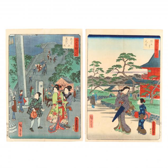 HIROSHIGE II AND TOYOKUNI III,