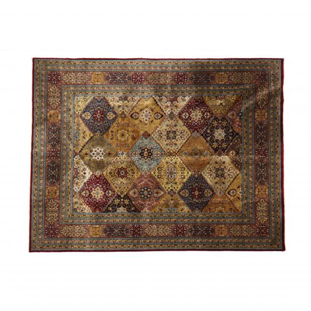 INDO PERSIAN RUG Field with repeating 2f00b6