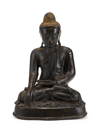 Good Thai bronze model of Shakyamuni 4b34a