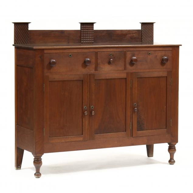 NORTH CAROLINA CARVED WALNUT SIDEBOARD 2f0122