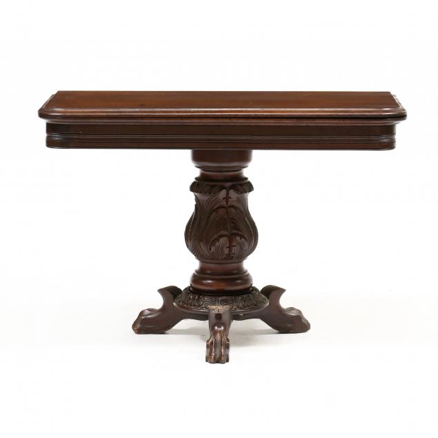 CLASSICAL MAHOGANY CARVED GAME 2f0130