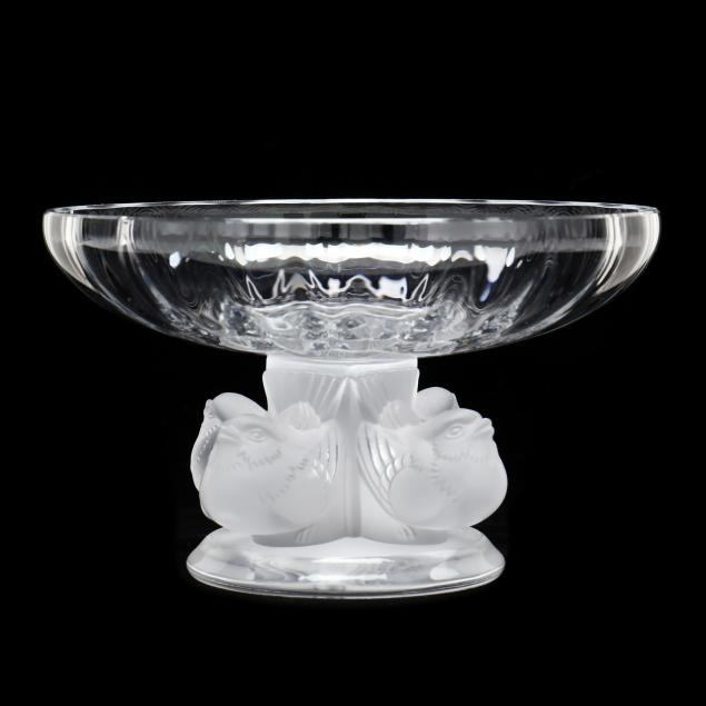 LALIQUE NOGENT CRYSTAL PEDESTAL 2f01c0